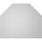 Ekena Millwork Octagonal Top Surface Mount PVC Gable Vent w/ 3-1/2"W x 1"P Standard Frame, 36"W x 30"H GVPOT36X3001SN - alternate 4